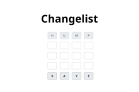 Changelist